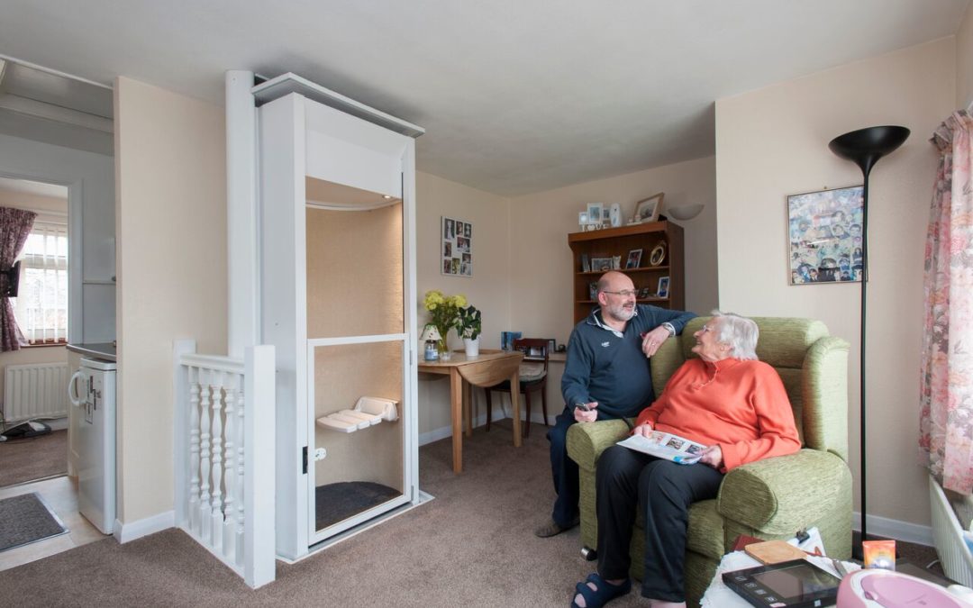 Adapting your home with mobilty aids such as home elevators can help you stay in your home.
